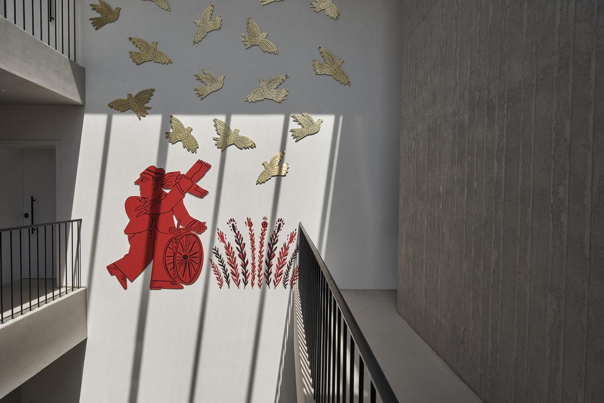 The Newel Psychiko Hotel เอเธนส์ ภายนอก รูปภาพ The staircase